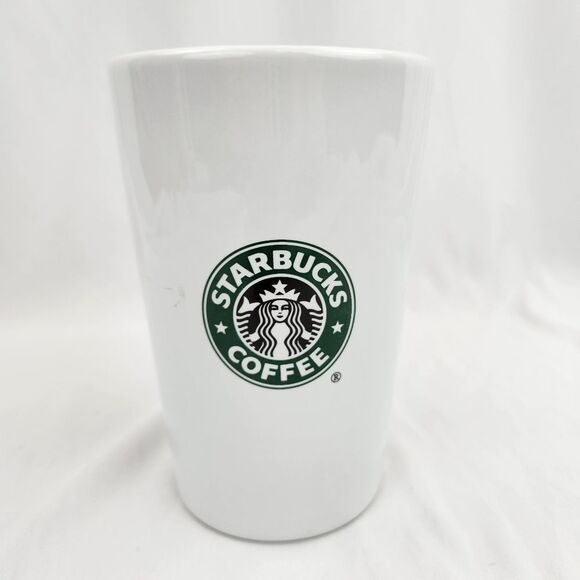 ☕️Vintage Starbucks 2000 Large Porcelain Utensil Holder/Coffee Canister